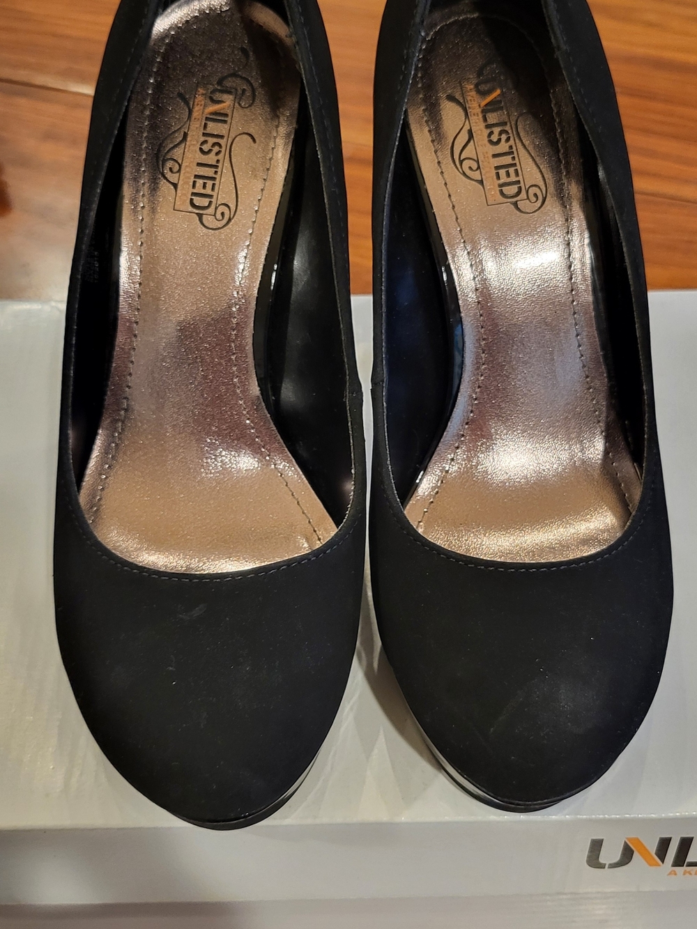 Unlisted Black Women's Classic Round-Toe Pumps